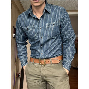 9 oz Wabash Vent Hole Work Shirt Non Stock Mfg. Co. Sz 42